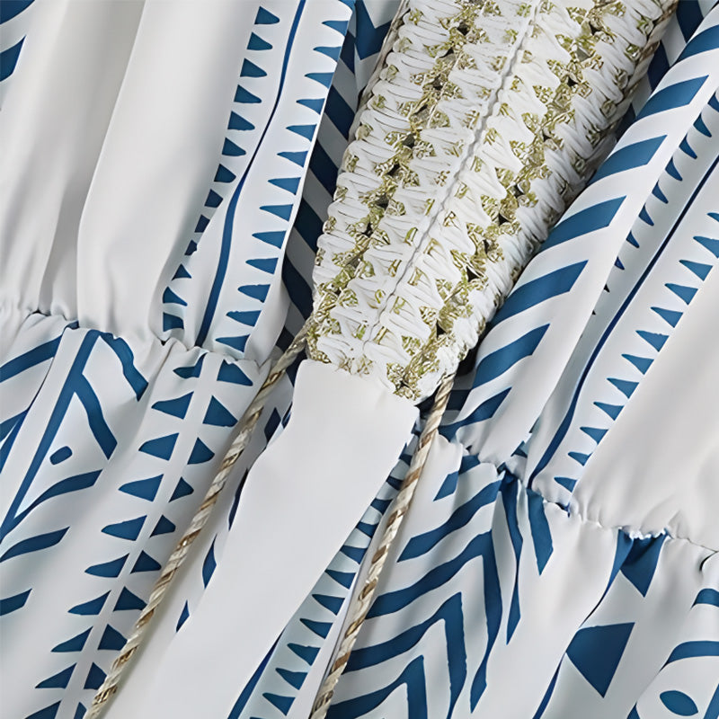 🏖️ Meet Summer-50% OFF👗Ethnic Style Casual Printed Dress