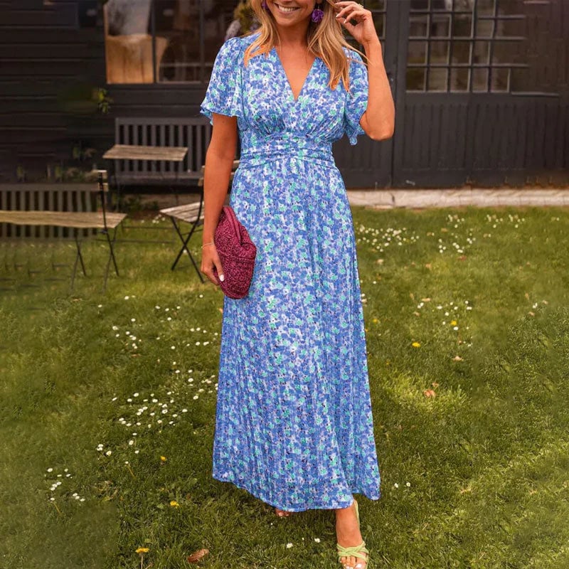 Cute vintage floral dress for women