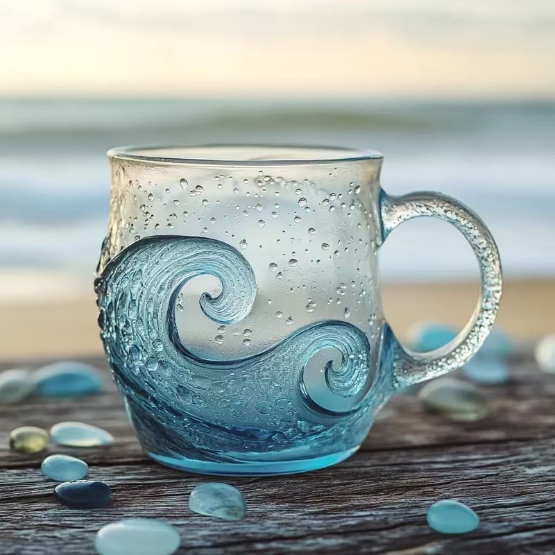 š Sea Glass Wave Mug