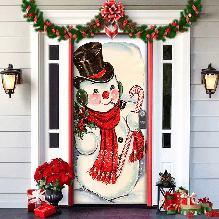 ๐2025 Christmas and Halloween front door decoration