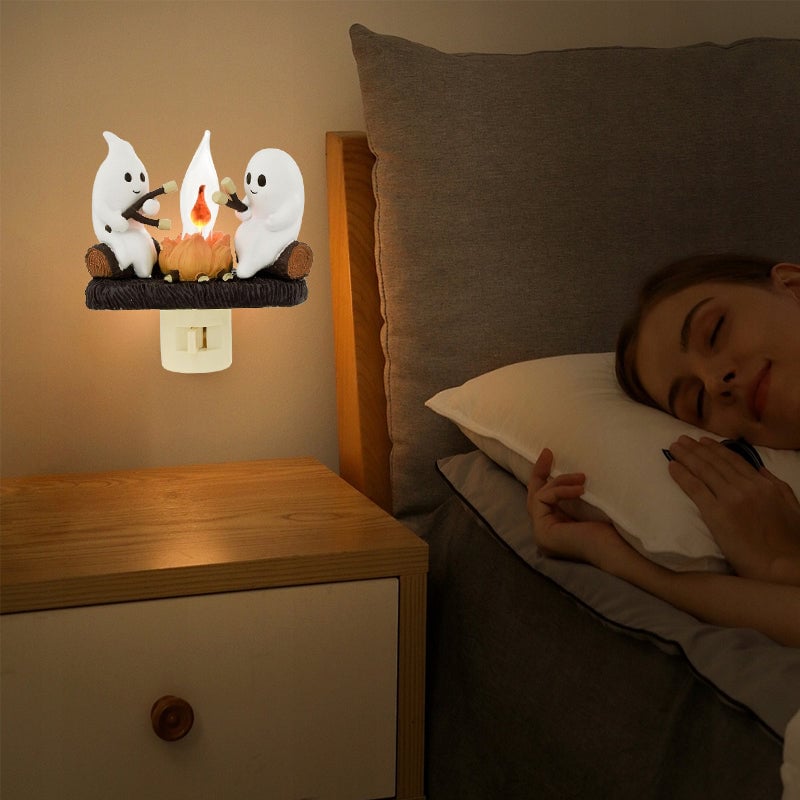 🔥Halloween Hot Sale 49% OFF👻-Campfire Ghost Nightlight