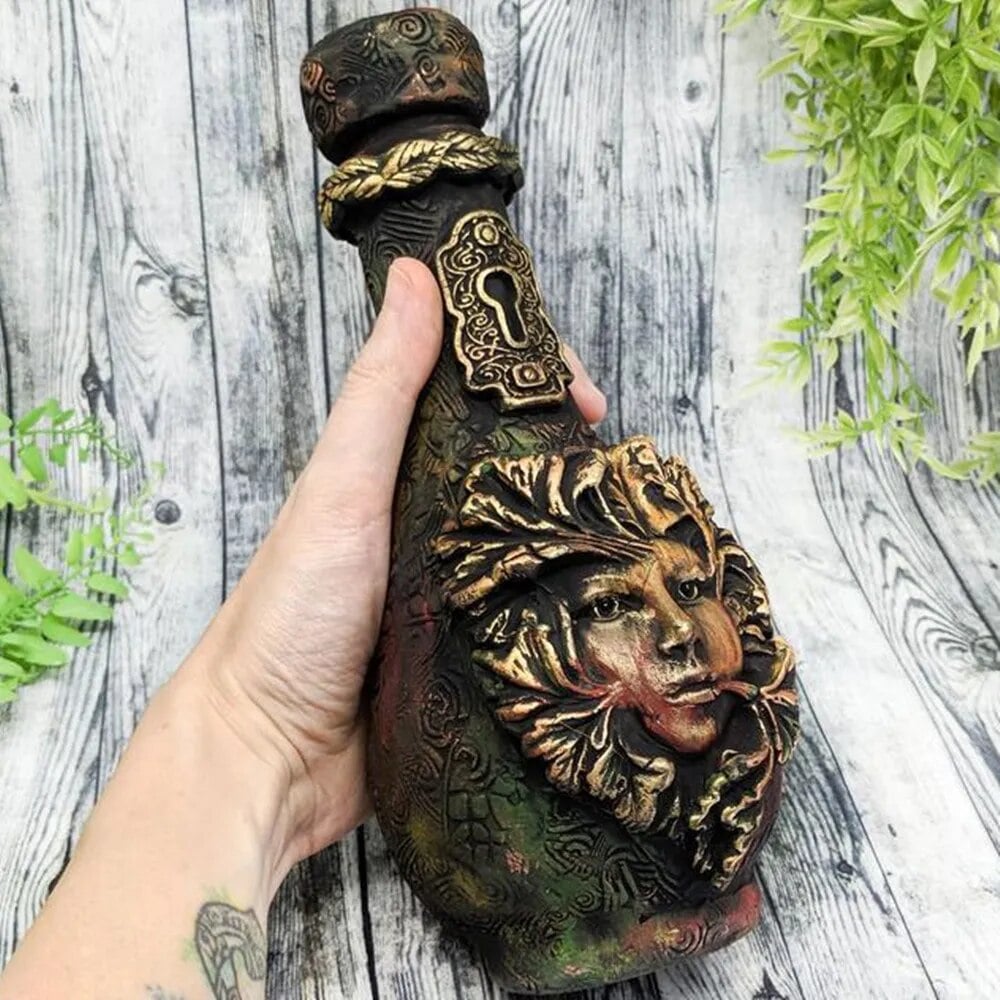 🦋Handmade Witchcraft Sculpture Potion Bottle