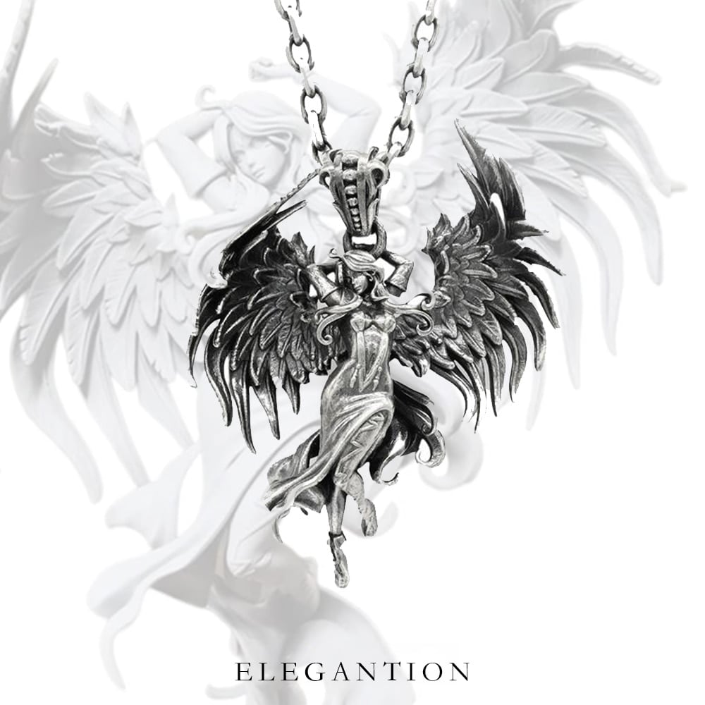 Guardian Angel Pendant Necklace