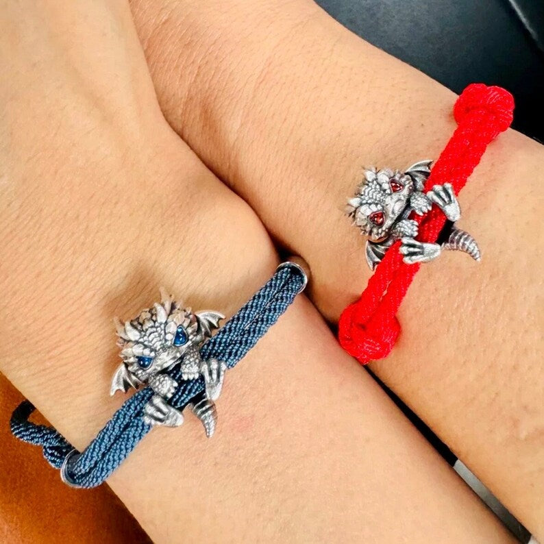 🐲Cute Silver Dragon Bracelet