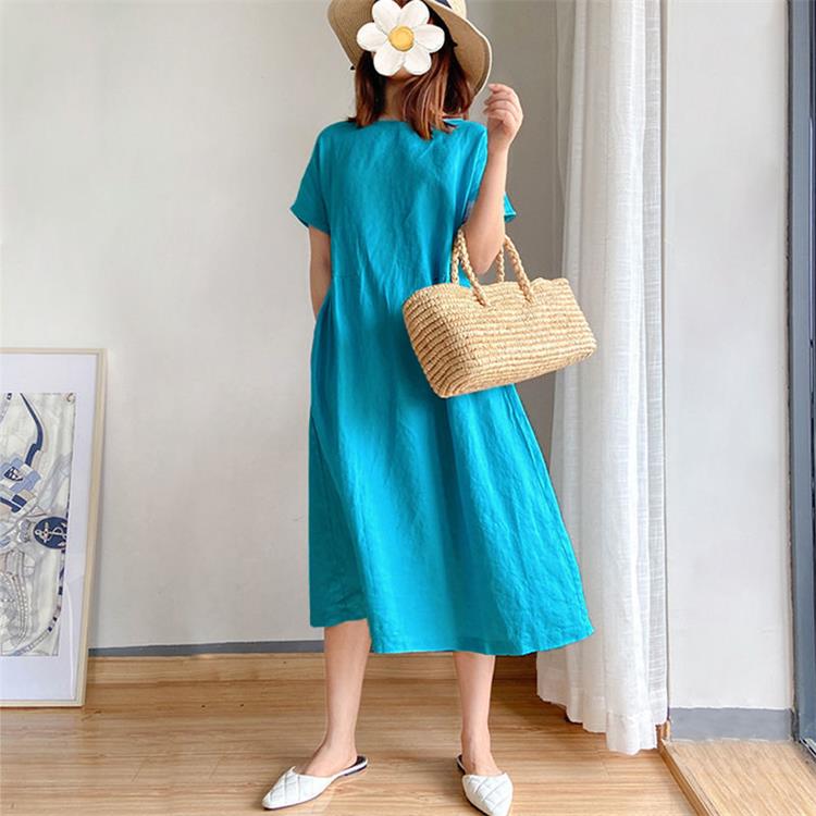 🔥HOT SALE🔥 Japanese Style Linen Cotton Dress