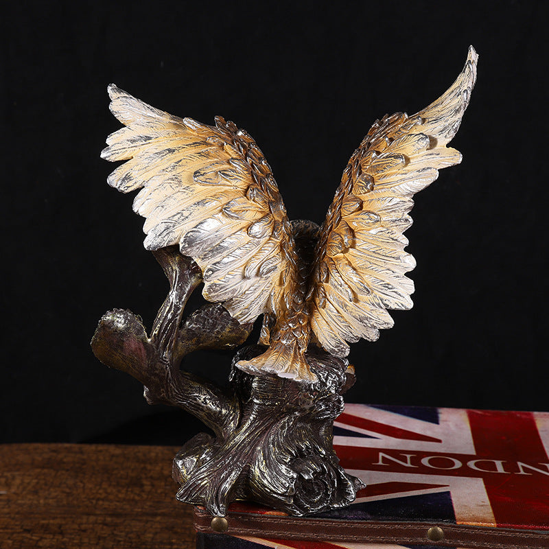 Great Exhibition Resin Eagle Ornament, Office Home Decoration Ornament