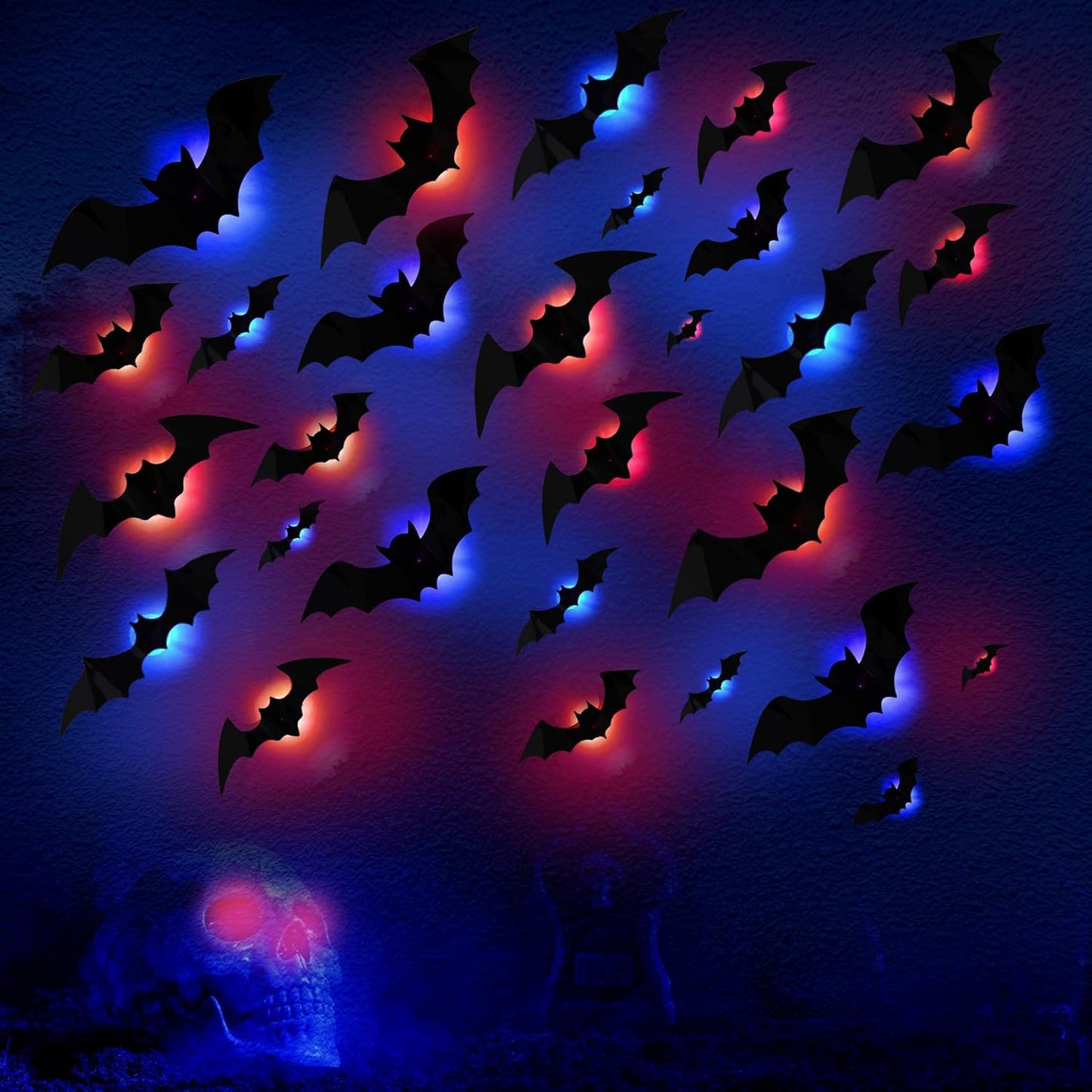 🎁3D Bat Design LED Decoration