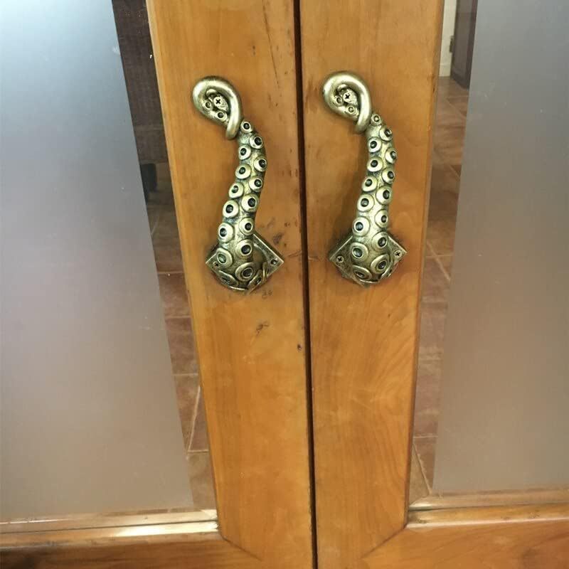 Antique octopus door knob