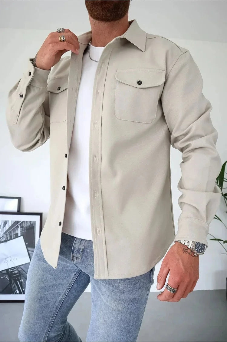 Button Down Shirt Jacket (Buy 2 Free Shipping)