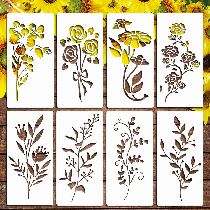 🏡This Week's Special Sale -Garden Fence Large Flower Stencils🌻DIY Decoration