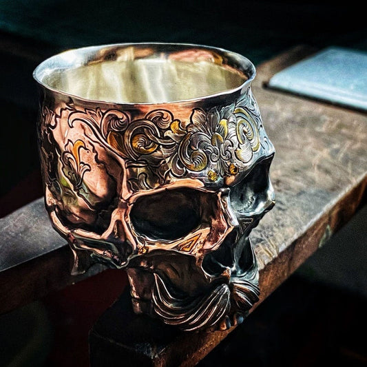 Holy Grail of life - Handmade Silver Wine Cup