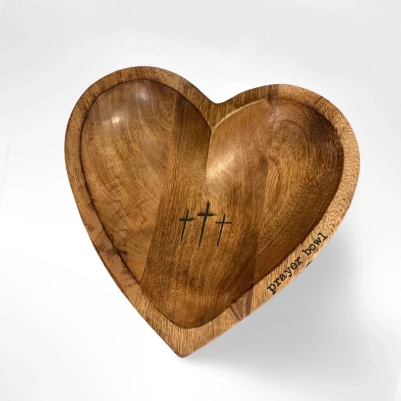 🎁Easter Sale- New Heart Prayer Bowl Modern Cross religious gifts