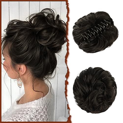 Claw Clip Messy Bun Hair Piece