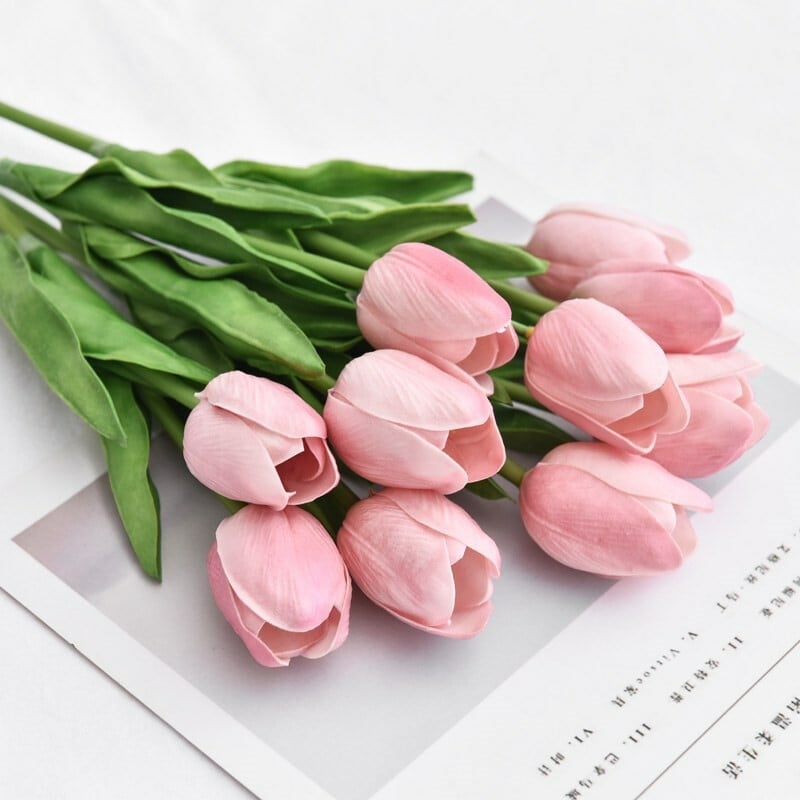 High Quality Artificial Latex Tulips(PCS 10)