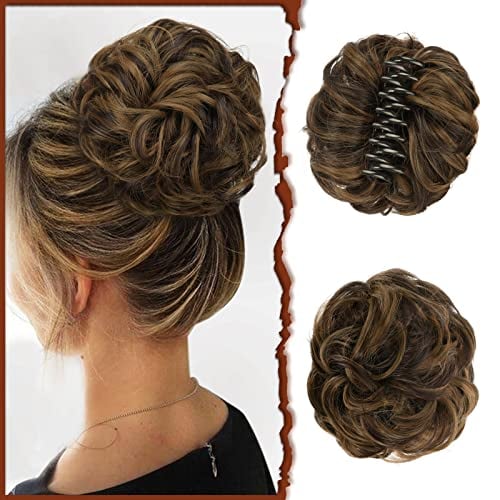 Claw Clip Messy Bun Hair Piece