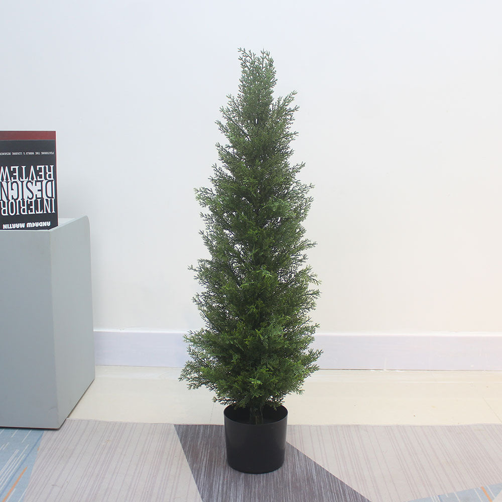 🏆 #1 Bestselling🏆--Artificial Cedar And Cypress Wood Courtyard Front Porch Decoration