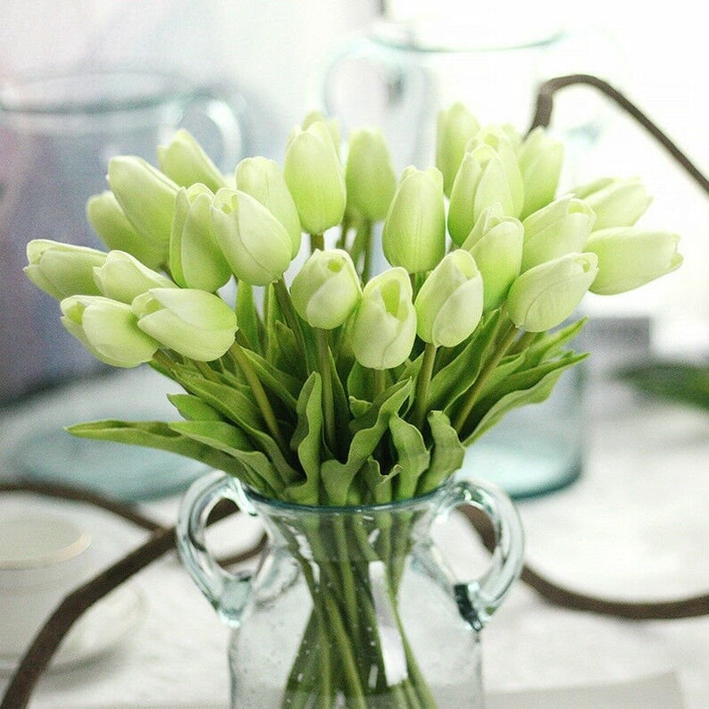 High Quality Artificial Latex Tulips(PCS 10)