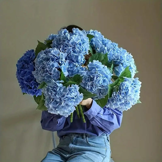 Outdoor Artificial Hydrangea Flowers