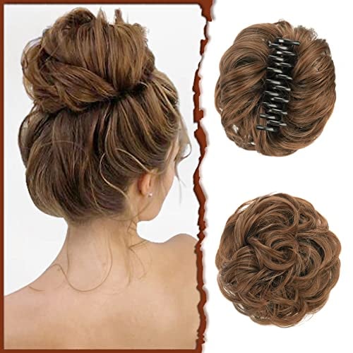 Claw Clip Messy Bun Hair Piece