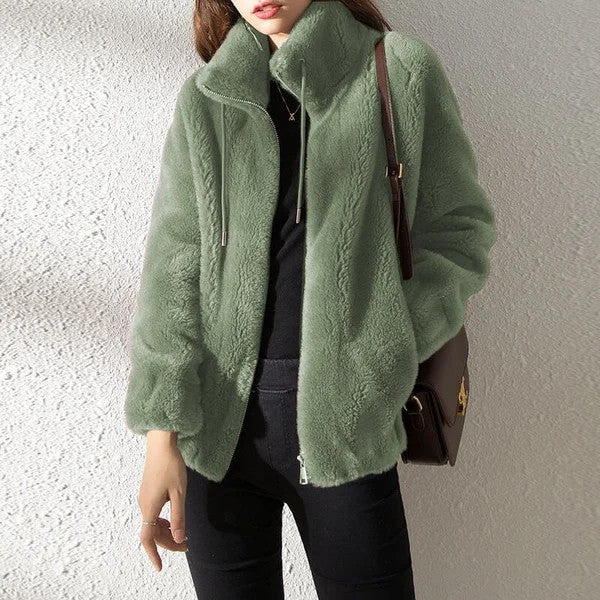 Hot Sale 49%OFF🔥Padded Coat Stand-collar Double-faced Fleece Jacket