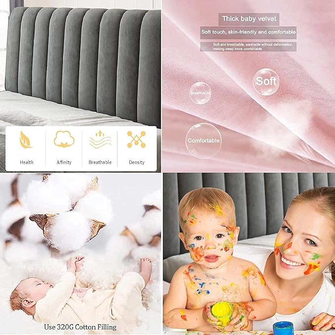 😍Velvet Headboard Cover