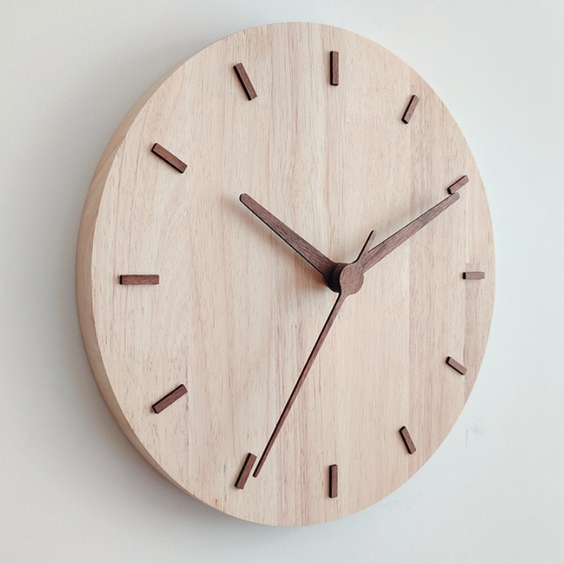 Simple Elegance Wooden Wall Clock