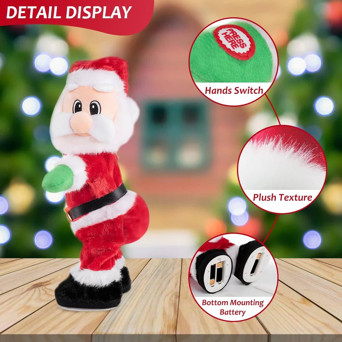 ✨🎁Funny Twerking Santa Toy