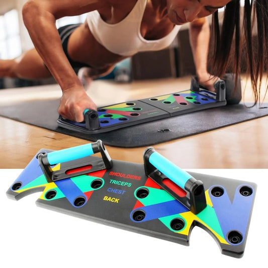 🌈Multifunctional Folding Push-up Fitness Board Sports Abdominal Device