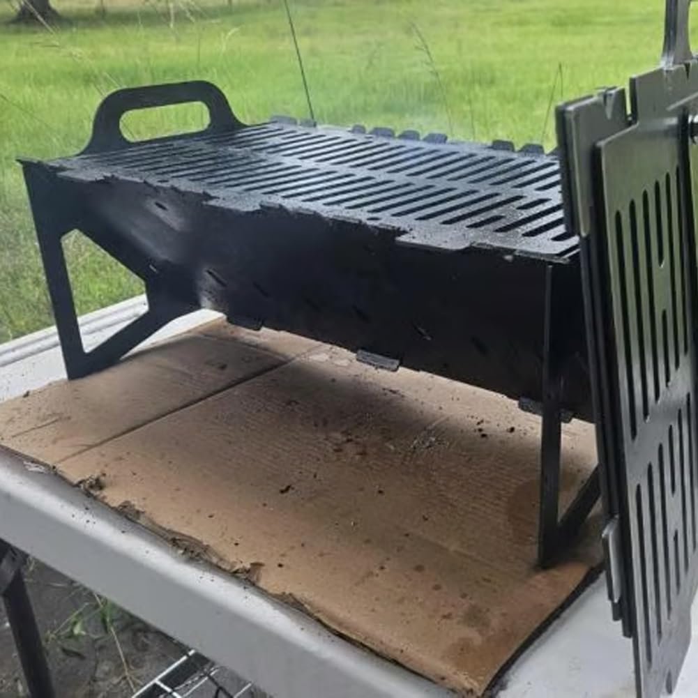 Collapsible BBQ Grill for Easy Storage Steel