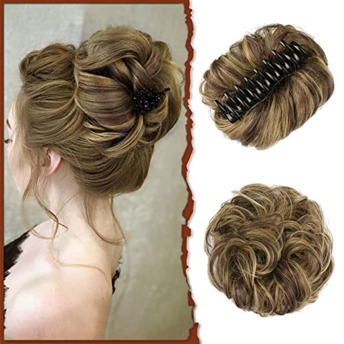 Claw Clip Messy Bun Hair Piece