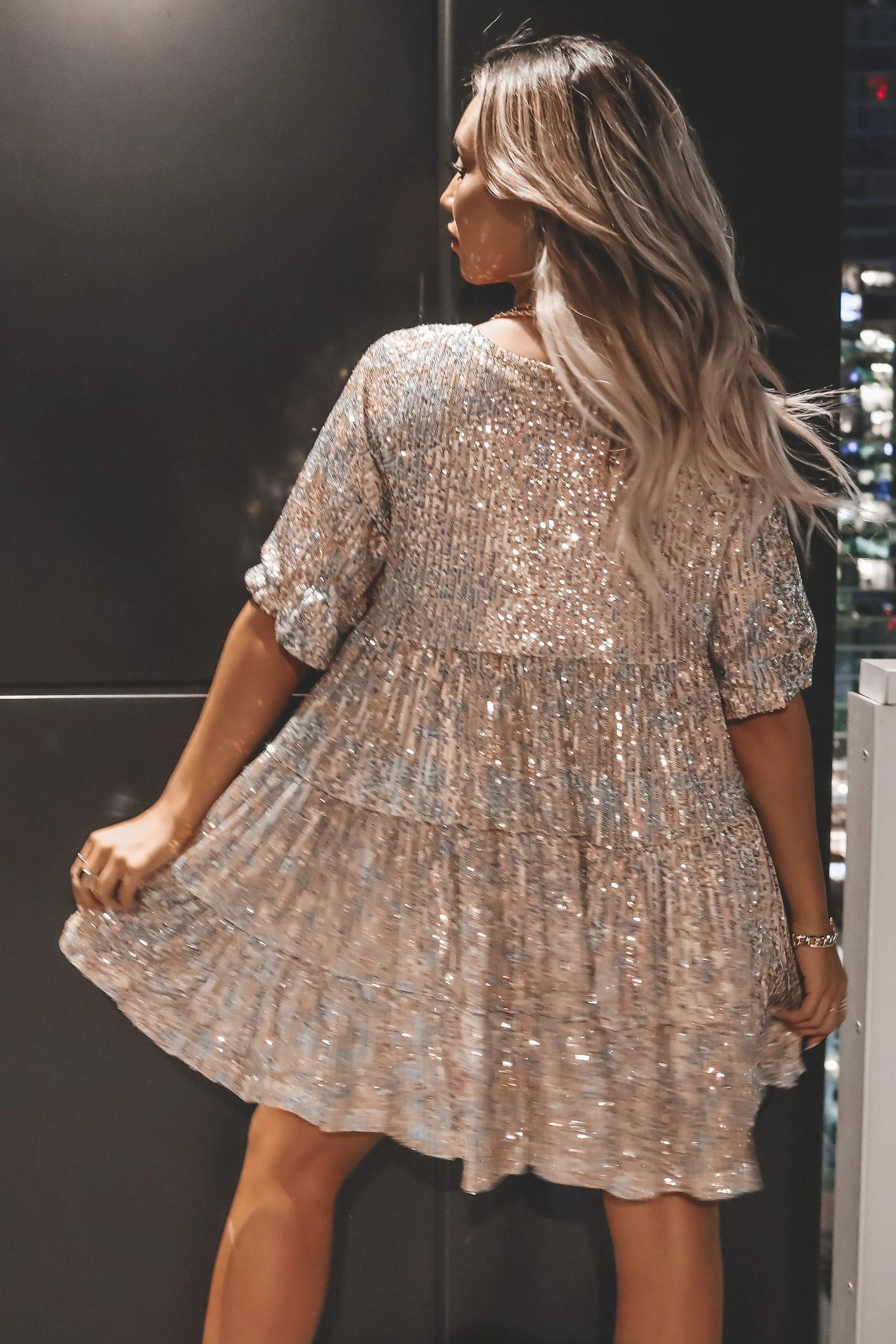 ✨2024 Sequin Baby Doll Dress