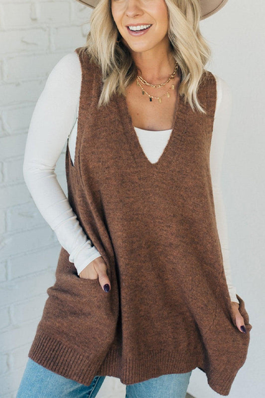 Cozy Pocket Sweater Vest