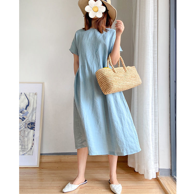 🔥HOT SALE🔥 Japanese Style Linen Cotton Dress