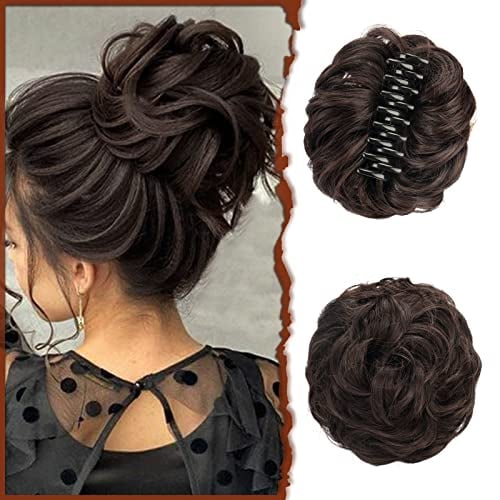 Claw Clip Messy Bun Hair Piece