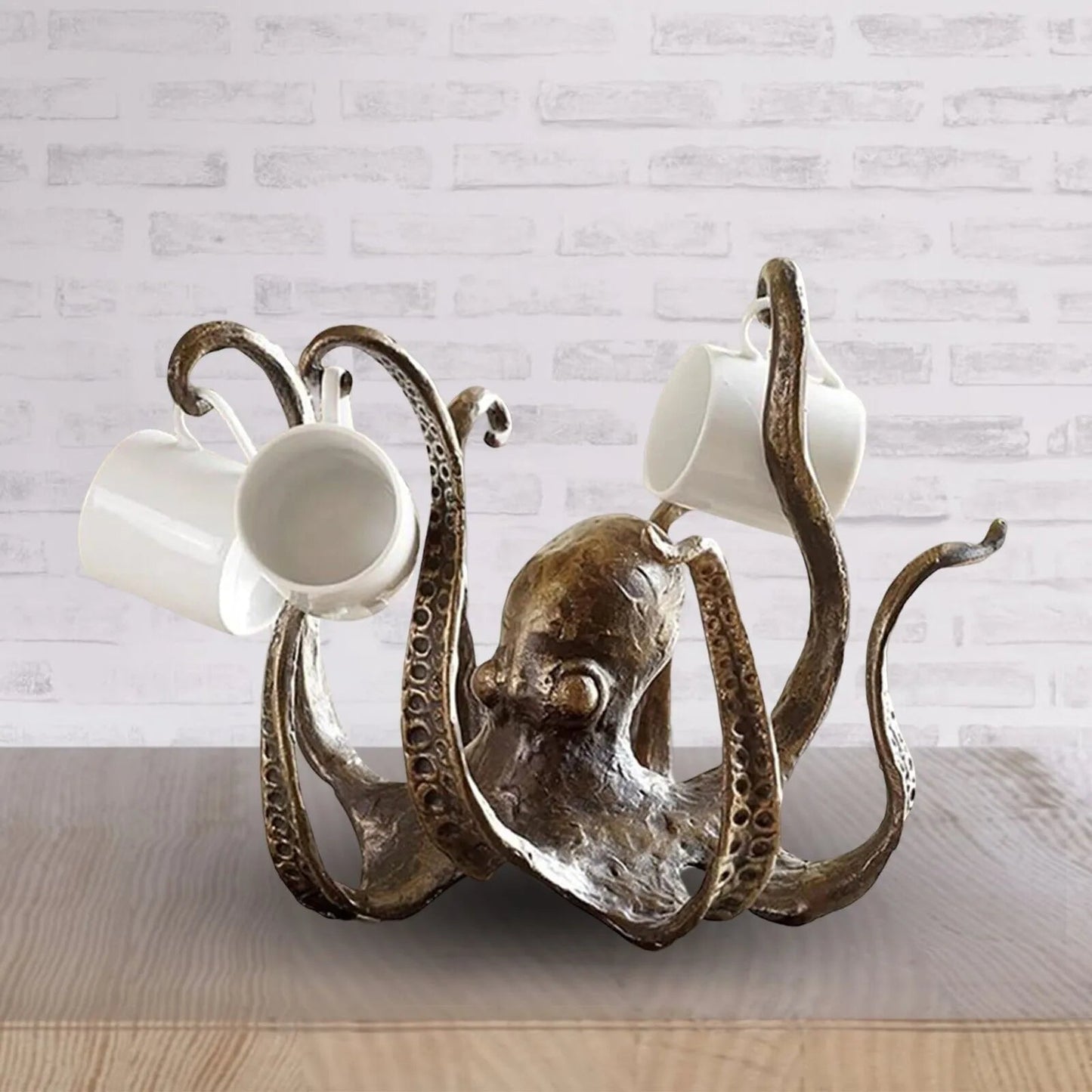 Octopus Cup Holder Table Decoration Statue