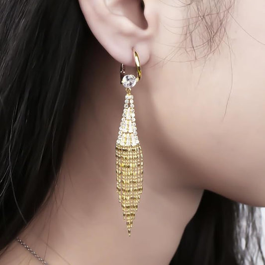 Diamond Tassel Earrings