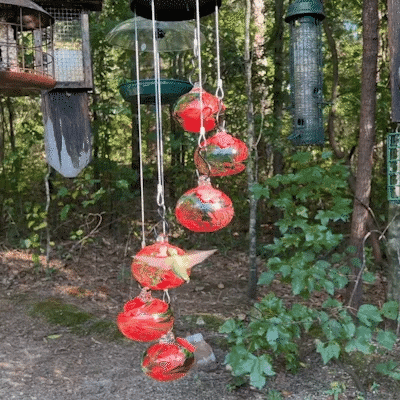New Charming Wind Chimes, Hummingbird feeders Garden Decor