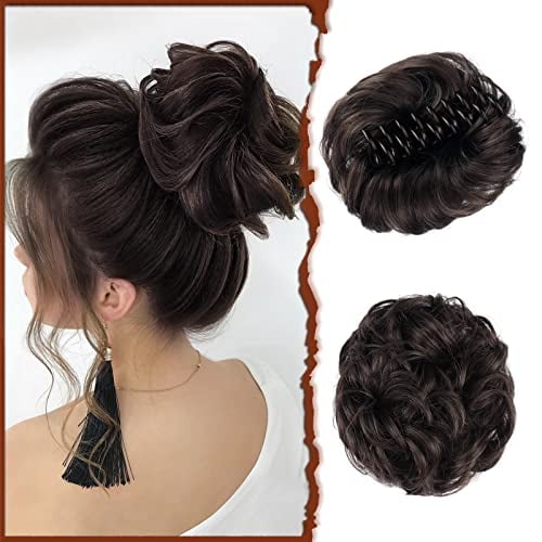 Claw Clip Messy Bun Hair Piece