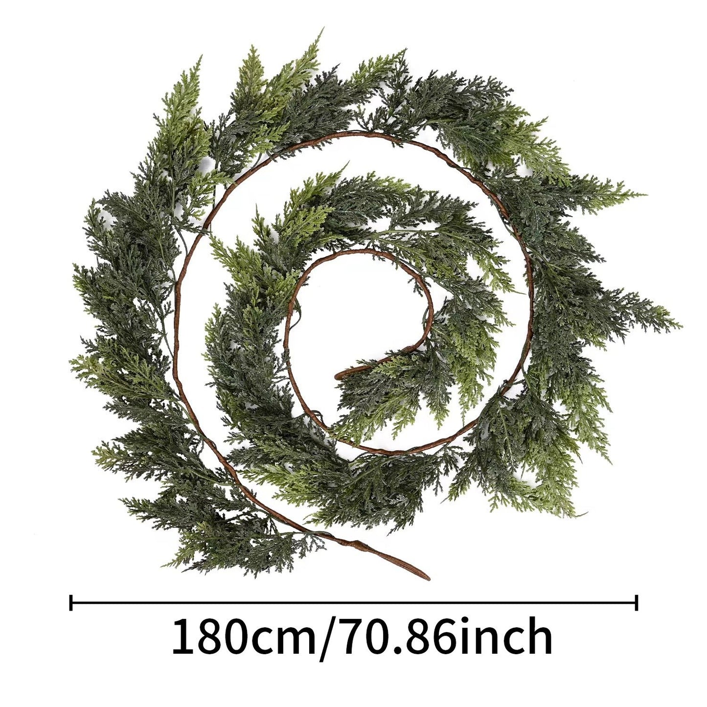 ⛄2025 Christmas Artificial Cypress Leaf Vine Wreath🎄