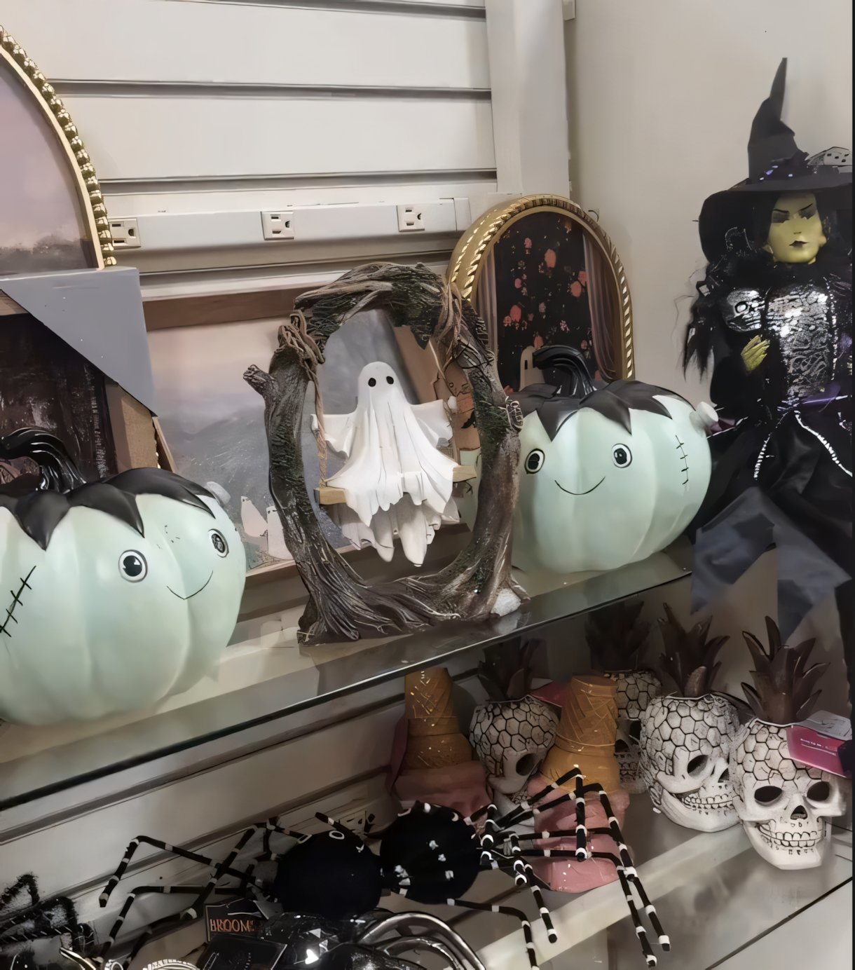 2025 Swinging Shadows: Ghost on a Tree Swing