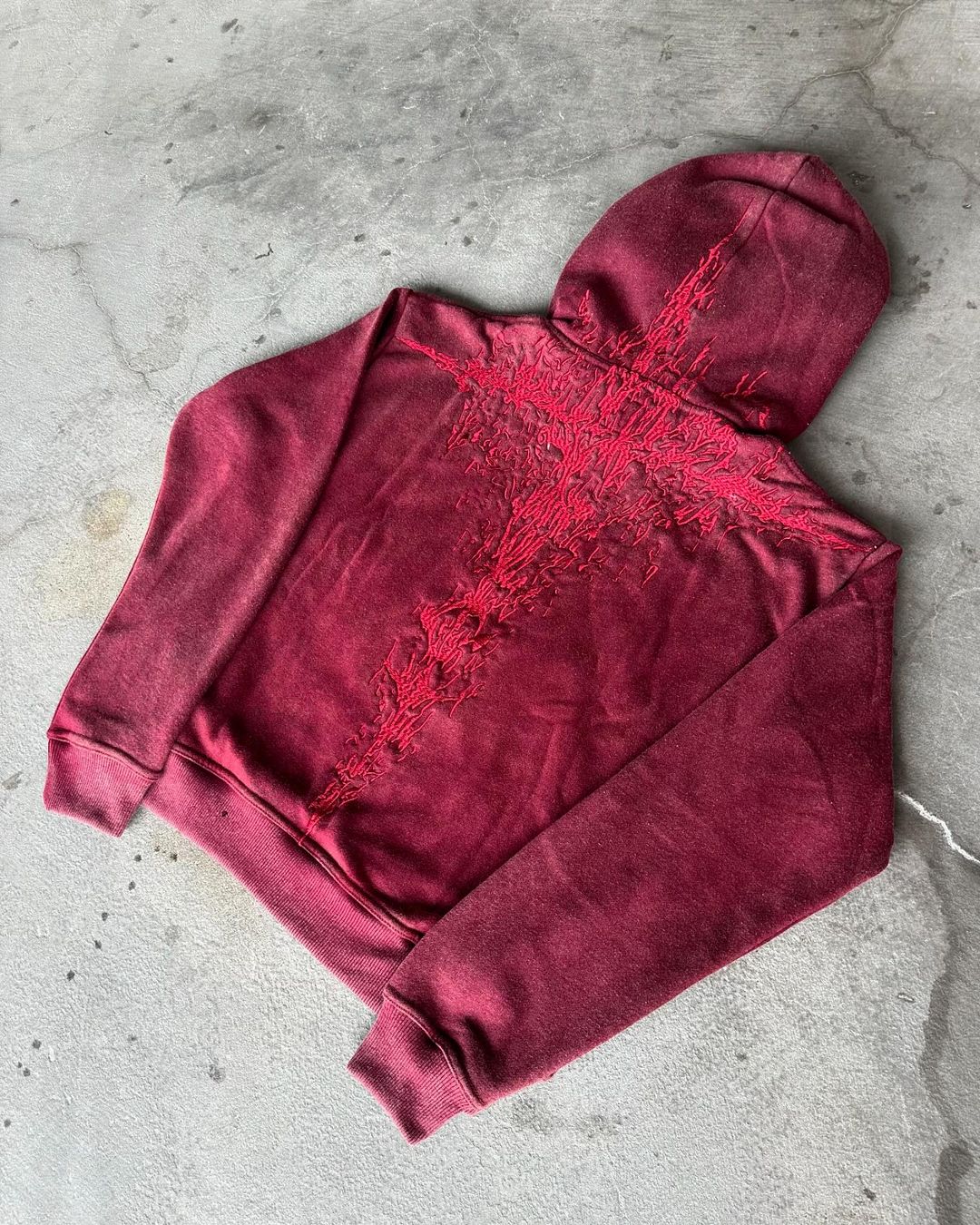 Embroidered  hoodie