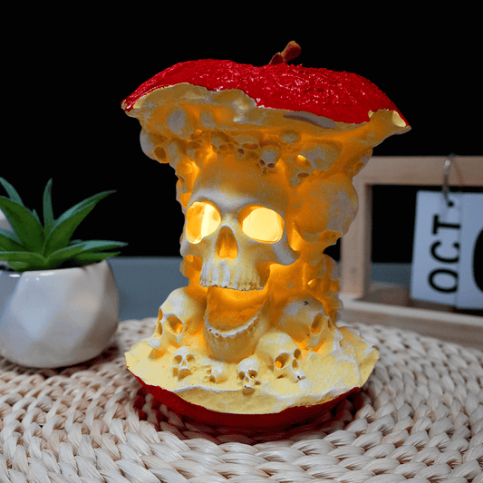 🍎Skull Apple Lamp💀: Light Up The Enchanting Fantasy Light