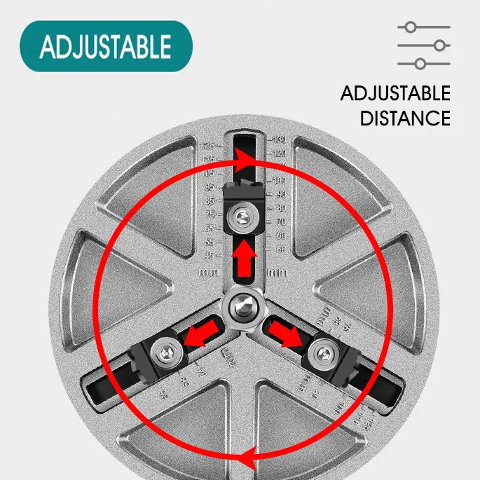 💥 Adjustable Hole Saw Diameter 45mm-130mm Woodworking Cutting Tools Hole Opener