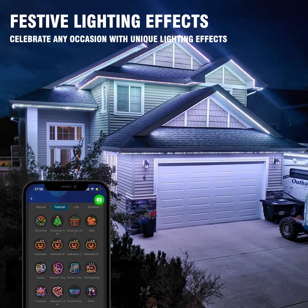 Early Christmas 49%OFF - Smart Rainbow LED Permanent Outdoor Light