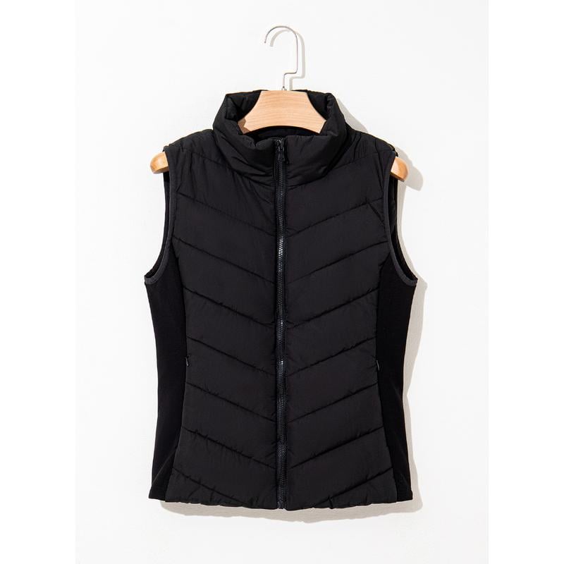 ⏰Puffer Vest Women Sleeveless Zip Up Outerwear
