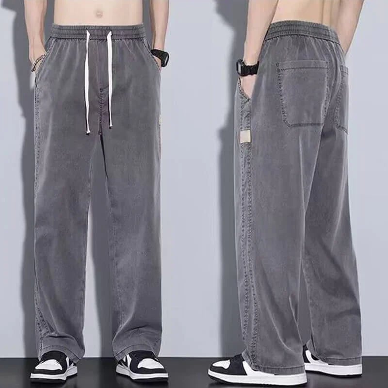 Men's Tencel Breathable Wide-leg All-Match Casual Pants-BUY 2 FREE SHIPPING