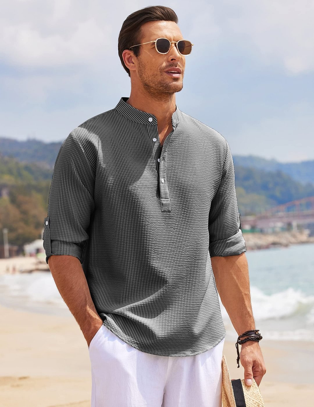 🎁Men's Casual Cotton Shirt  Ultimate Comfort and Style🔥-BUY 2 FREE SHIPPING