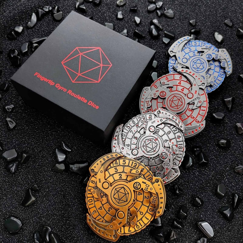 🔥🔥LAST Sale 70% OFF--Dungeons and Dragons Metal Dice Spinner(BUY 2 FREE SHIPPING)