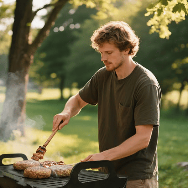 Collapsible BBQ Grill for Easy Storage Steel