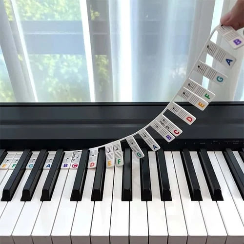 🎁Best Gift - Removable Piano Keyboard Note Labels🎹